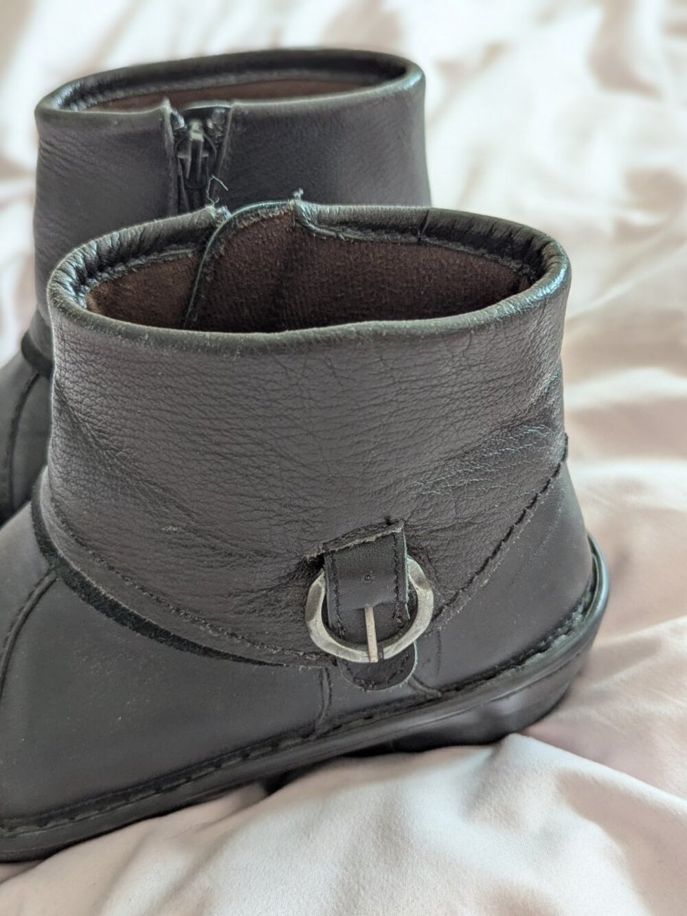 NAOT Black Leather Ankle Boots 36 - Picture 2 of 16